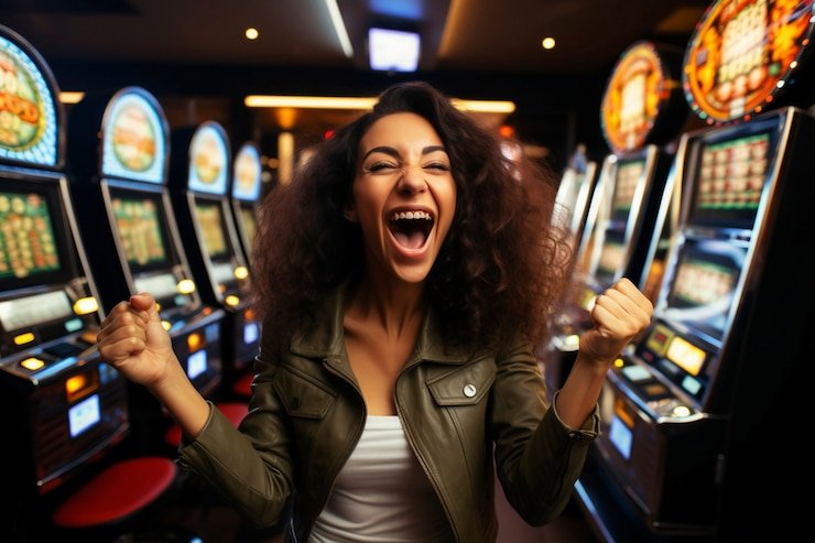Tampilan hasil dan kemenangan permainan Layar kemenangan Diamond Empire di topbandar